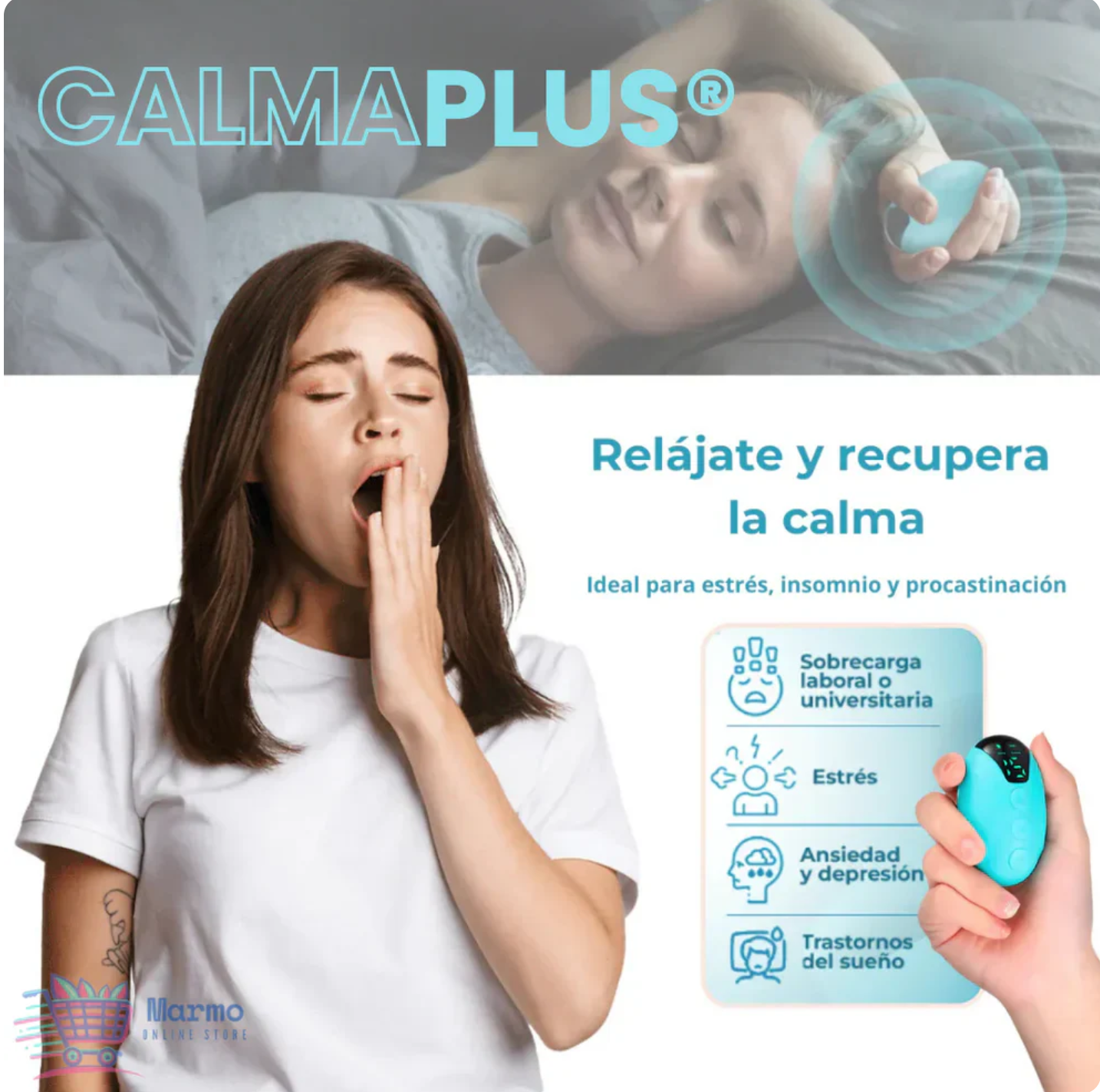 CalmaPLUS® - Dile Adios a la Ansiedad, el Estrés y el Insomnio🎁