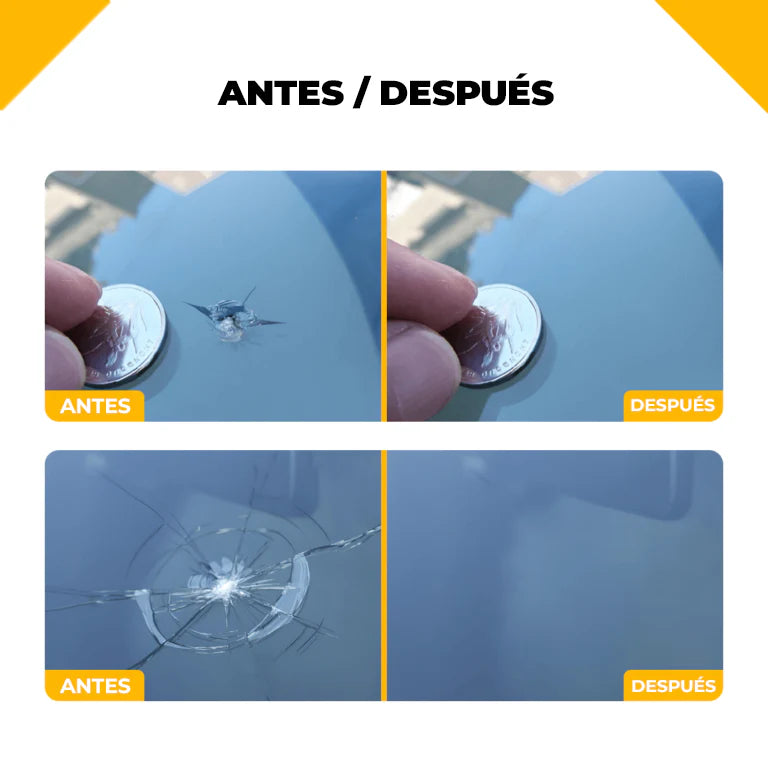 GLASSGUARD™ | Kit Repara Vidrios con Grietas