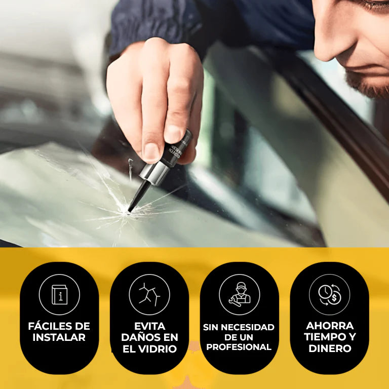 GLASSGUARD™ | Kit Repara Vidrios con Grietas