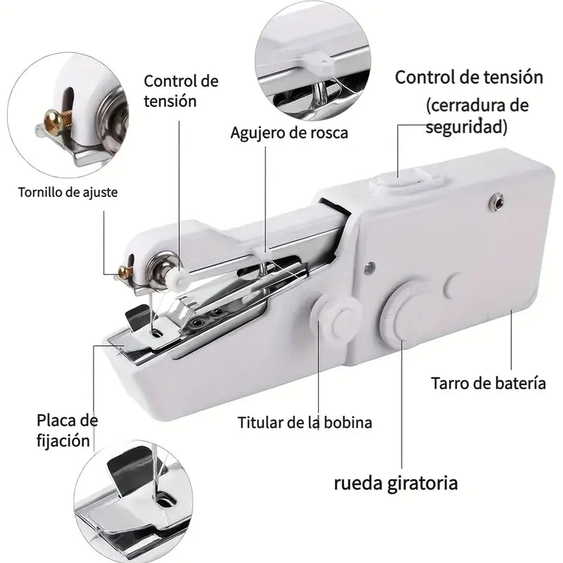 ¡Cose en Segundos, Sin Esfuerzo y Desde Cualquier Lugar! 🪡 ✨+ Envío Gratis🚚🏠