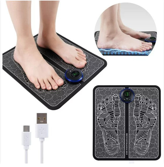 🔥 ¡Dile Adiós al Dolor de Pies! 🦶✨ Relájate Donde Quieras con Este Masajeador Eléctrico Portátil 💆‍♂️⚡