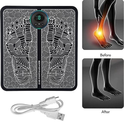 🔥 ¡Dile Adiós al Dolor de Pies! 🦶✨ Relájate Donde Quieras con Este Masajeador Eléctrico Portátil 💆‍♂️⚡