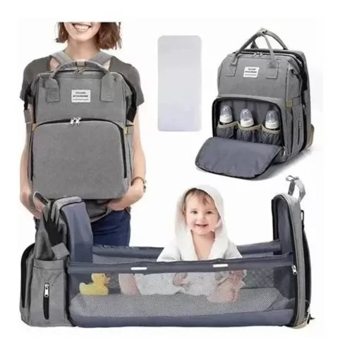 🎒✨ Mochila Mudador 3 en 1: ¡Todo lo que Necesitas para tu Bebé en un Solo Lugar! 👶💼