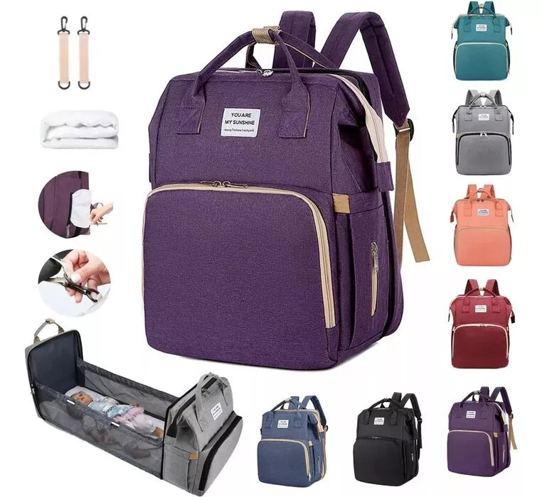 🎒✨ Mochila Mudador 3 en 1: ¡Todo lo que Necesitas para tu Bebé en un Solo Lugar! 👶💼
