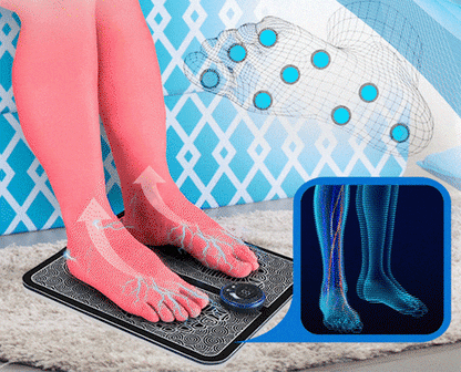 🔥 ¡Dile Adiós al Dolor de Pies! 🦶✨ Relájate Donde Quieras con Este Masajeador Eléctrico Portátil 💆‍♂️⚡