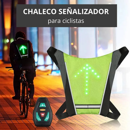 Verano Seguro: Chaleco con Señalizador para Bicicleta Con Envío Gratis🚲✅