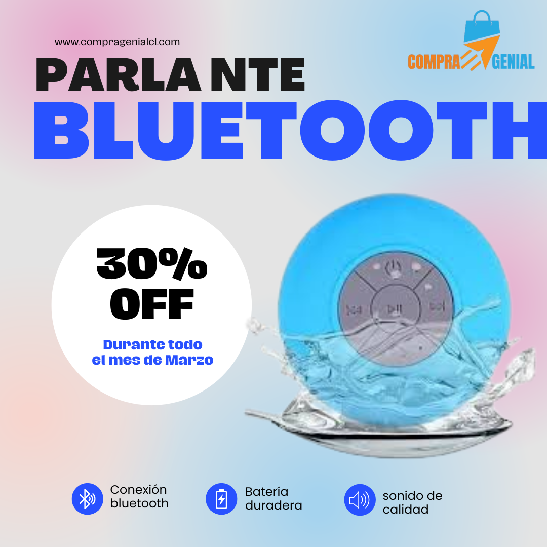 Música sin límites: ¡Llévate el parlante a prueba de agua que lo resiste todo! 🎶💦 🎧